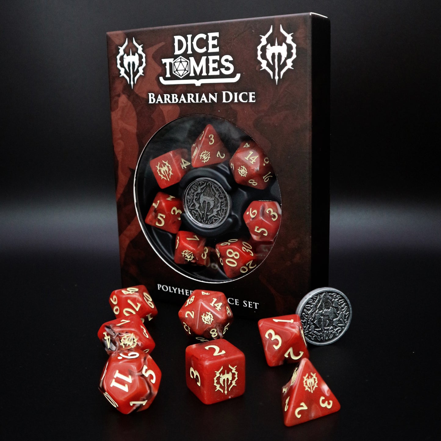 Barbarian Polyhedral Dice Set