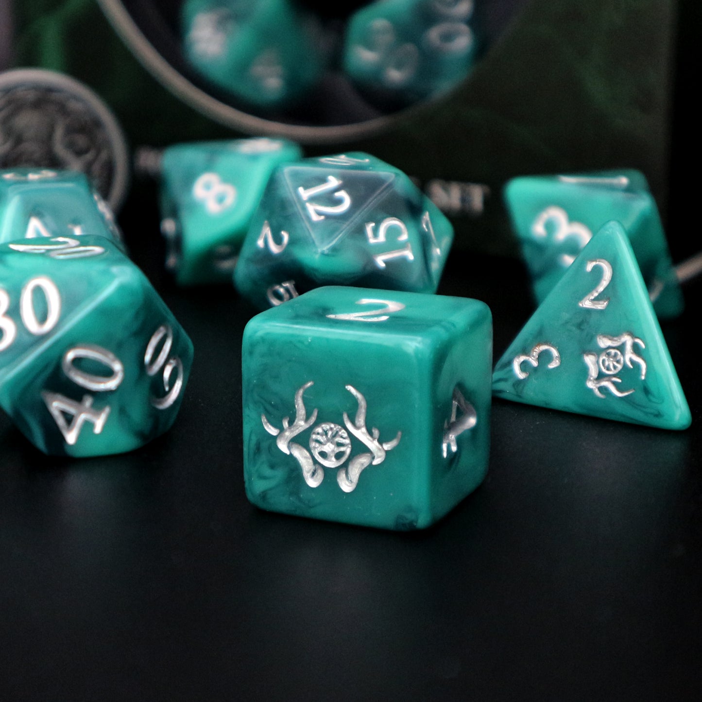 Druid Polyhedral Dice Set