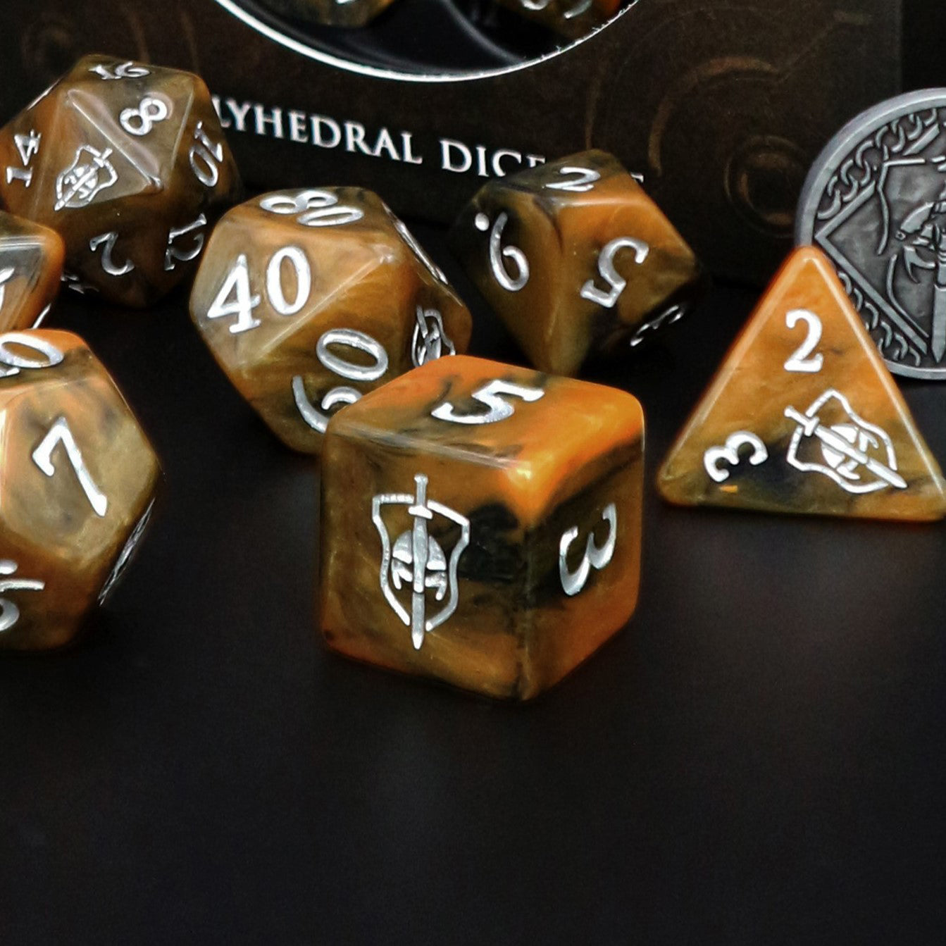 Fighter Polyhedral Dice Set