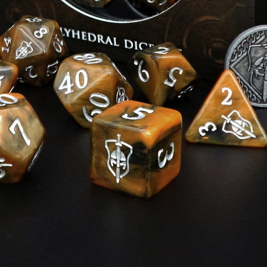 Fighter Polyhedral Dice Set