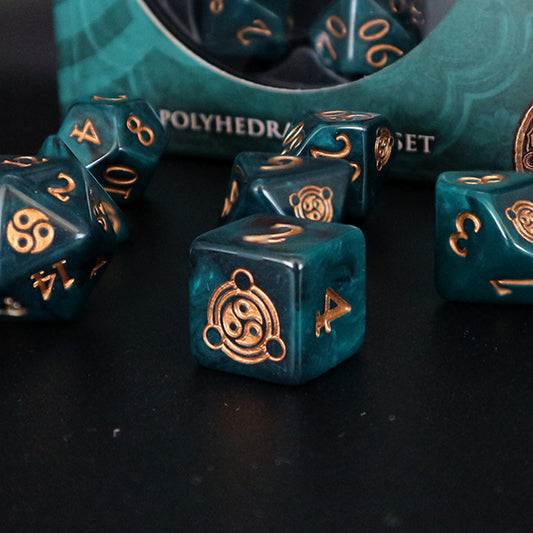 Monk Polyhedral Dice Set