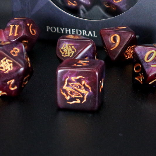 Warlock Polyhedral Dice Set