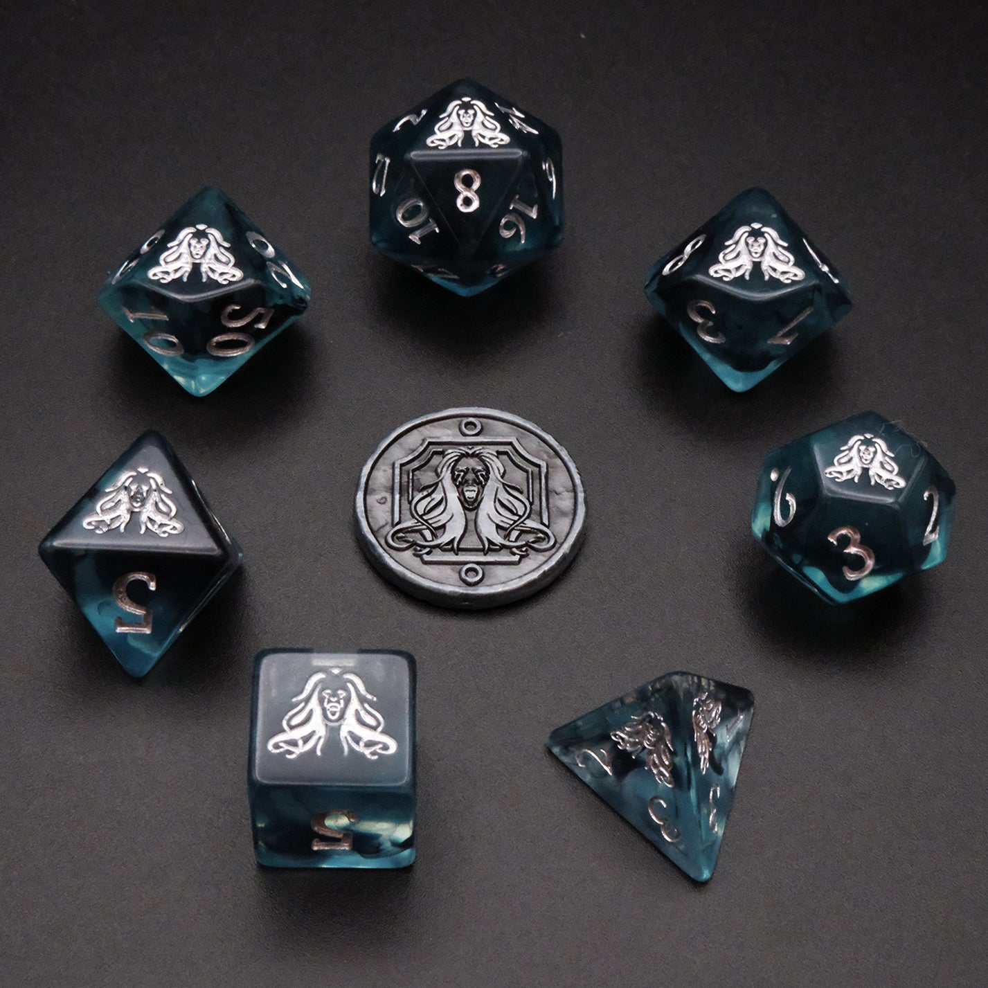 Banshee's Bane Polyhedral Dice Set