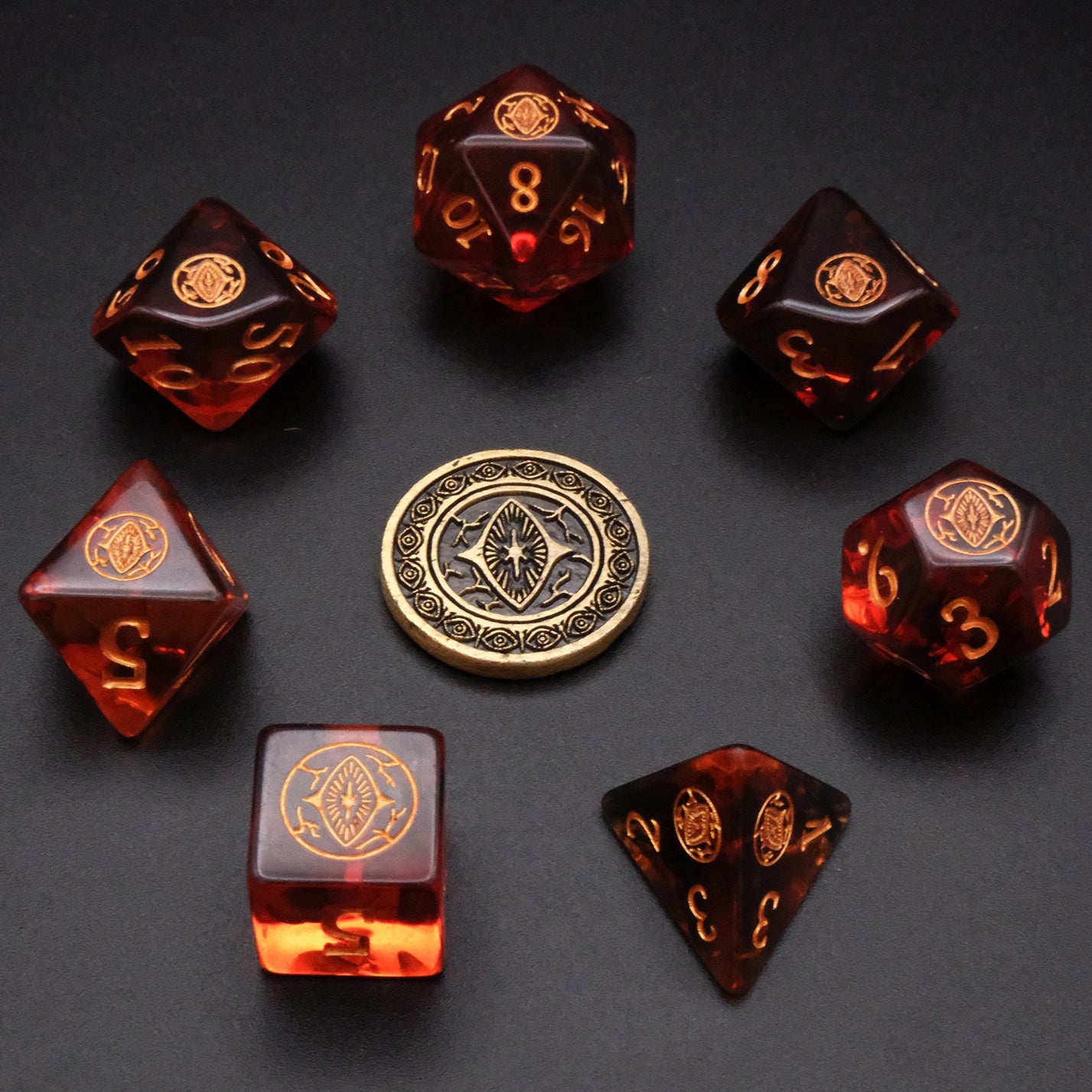Evil Eye's Bane Polyhedral Dice Set