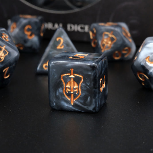 Fighter Polyhedral Dice Set