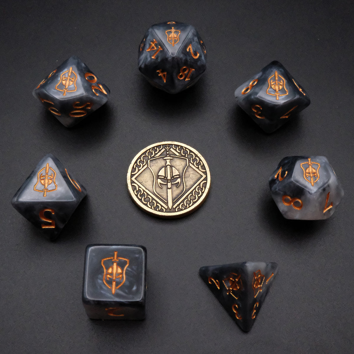 Fighter Polyhedral Dice Set