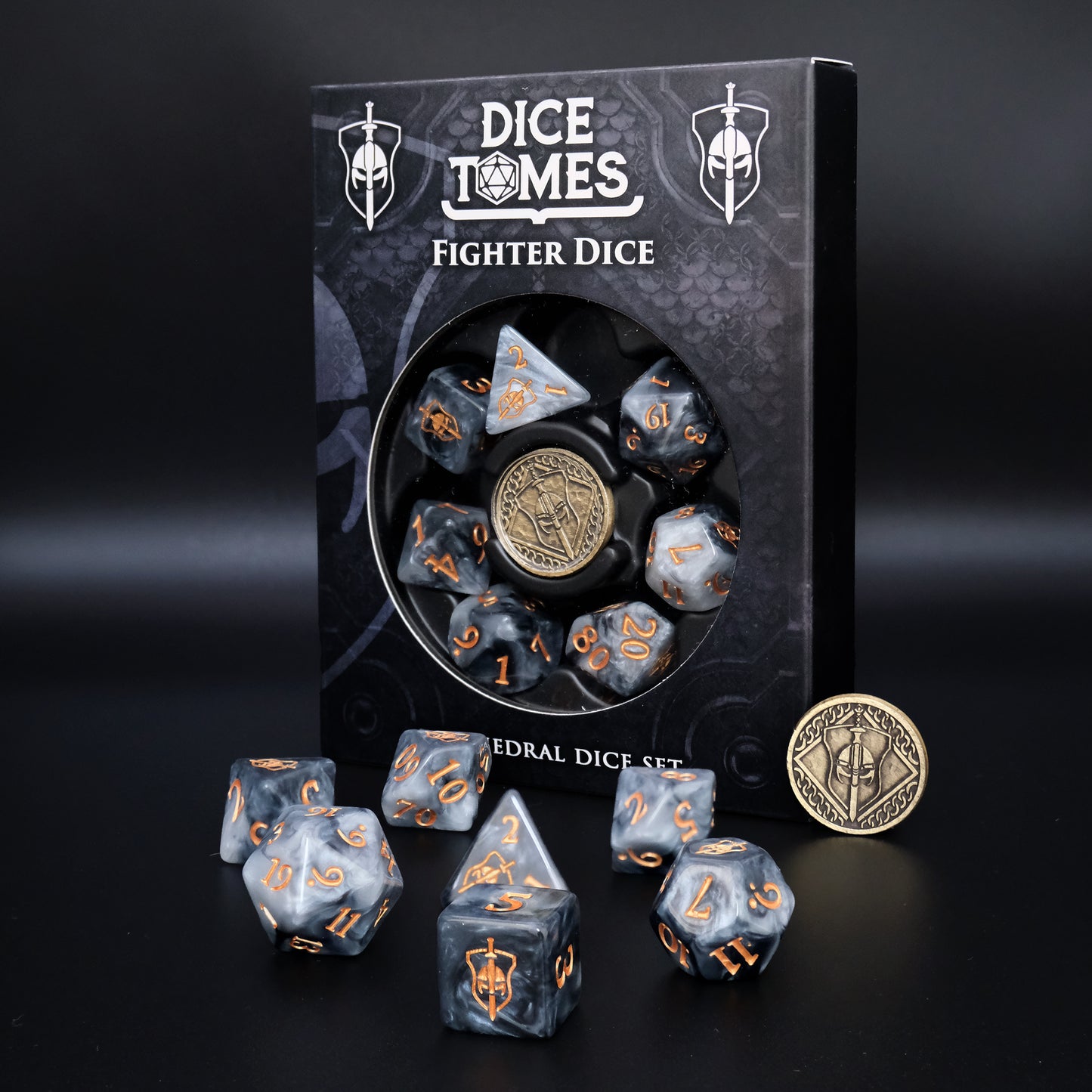Fighter Polyhedral Dice Set