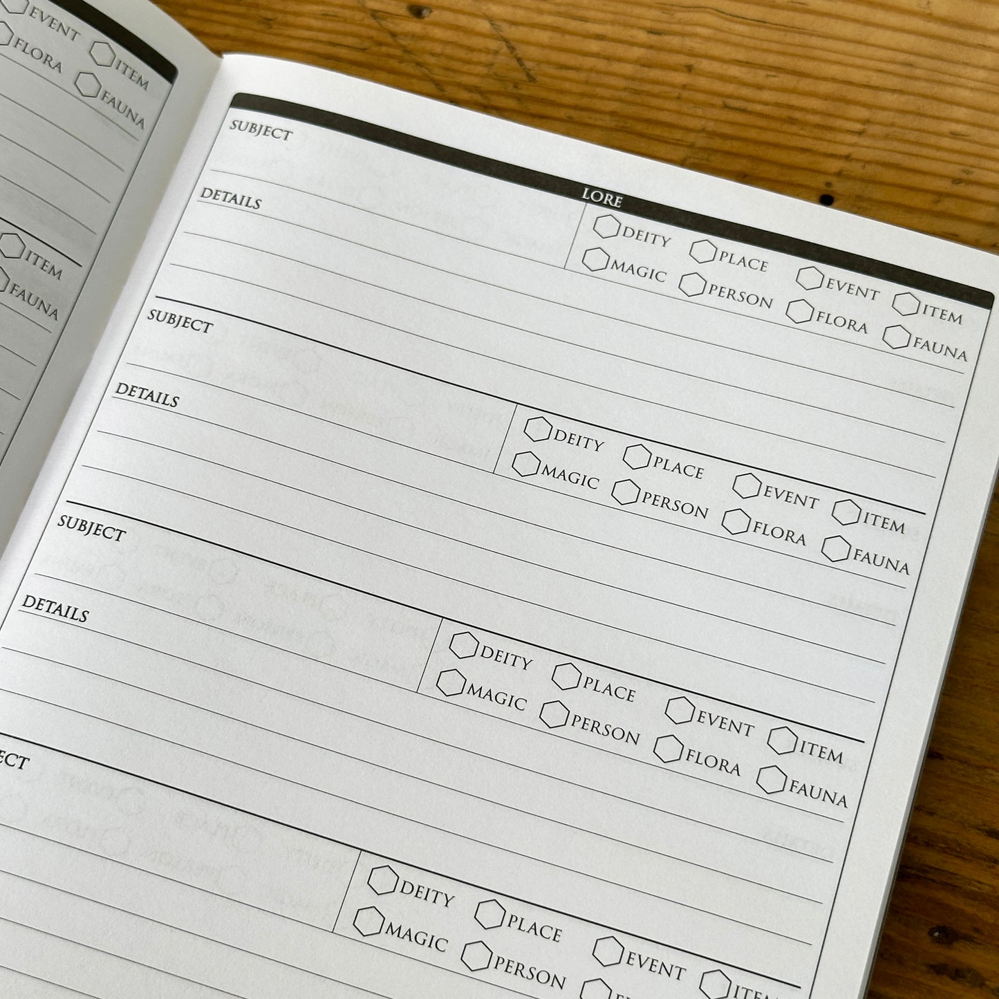 Game Master Journal