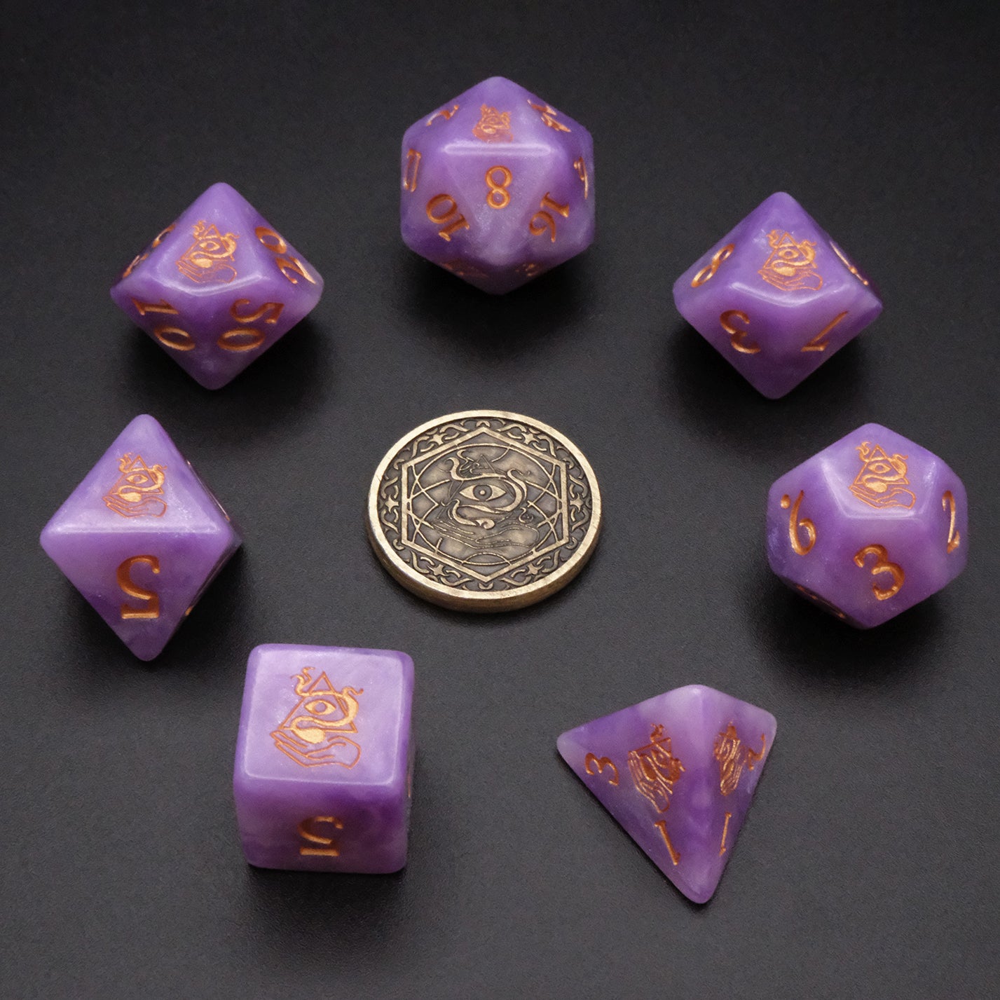 Illusion Polyhedral Dice Set