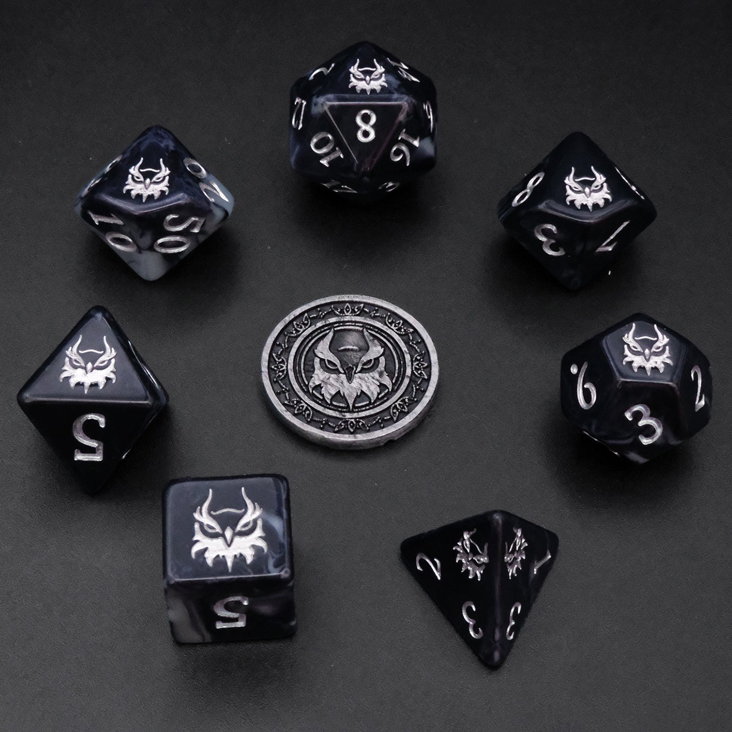 Owlbear's Bane Polyhedral Dice Set